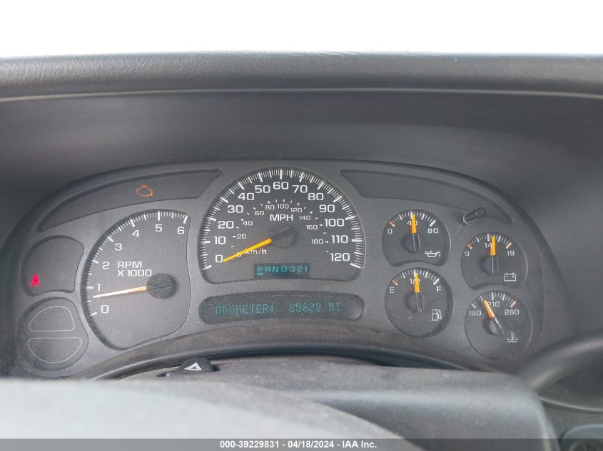 2003 Chevrolet Silverado 1500 Work Truck VIN: 1GCEC14V13E377632 Lot: 39229831