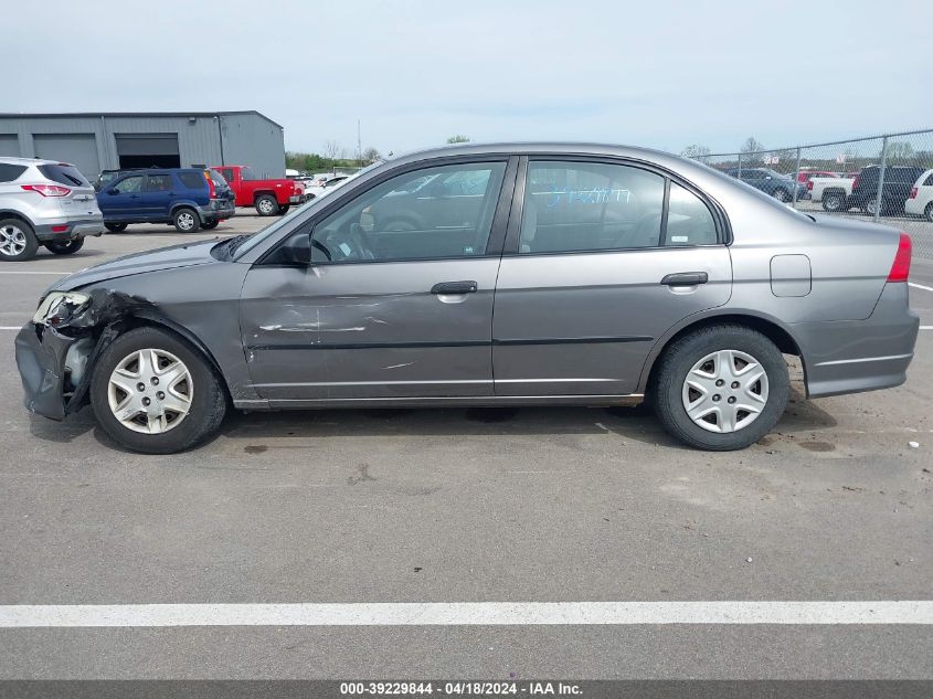 2005 Honda Civic Vp VIN: 2HGES16335H506367 Lot: 39254523