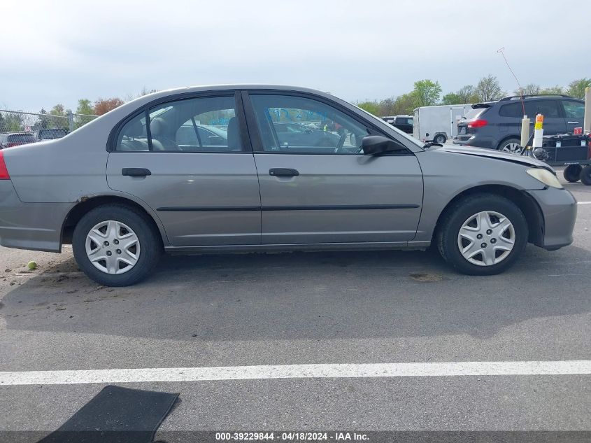 2005 Honda Civic Vp VIN: 2HGES16335H506367 Lot: 39254523