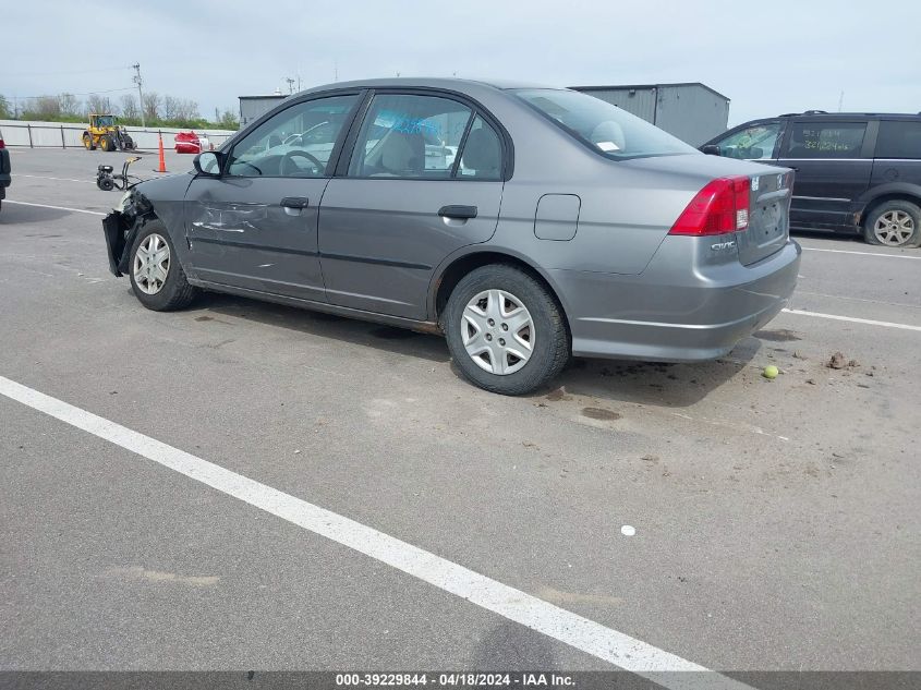 2005 Honda Civic Vp VIN: 2HGES16335H506367 Lot: 39254523