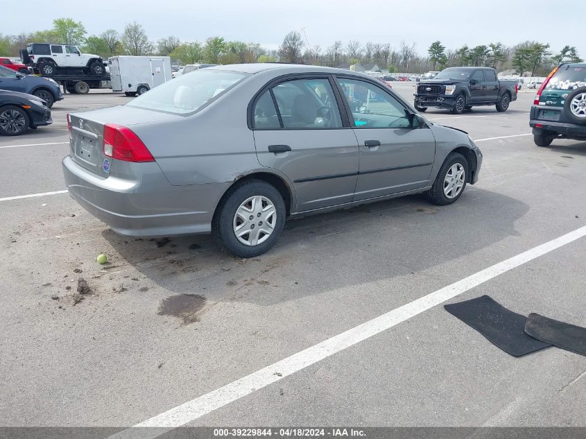 2005 Honda Civic Vp VIN: 2HGES16335H506367 Lot: 39254523