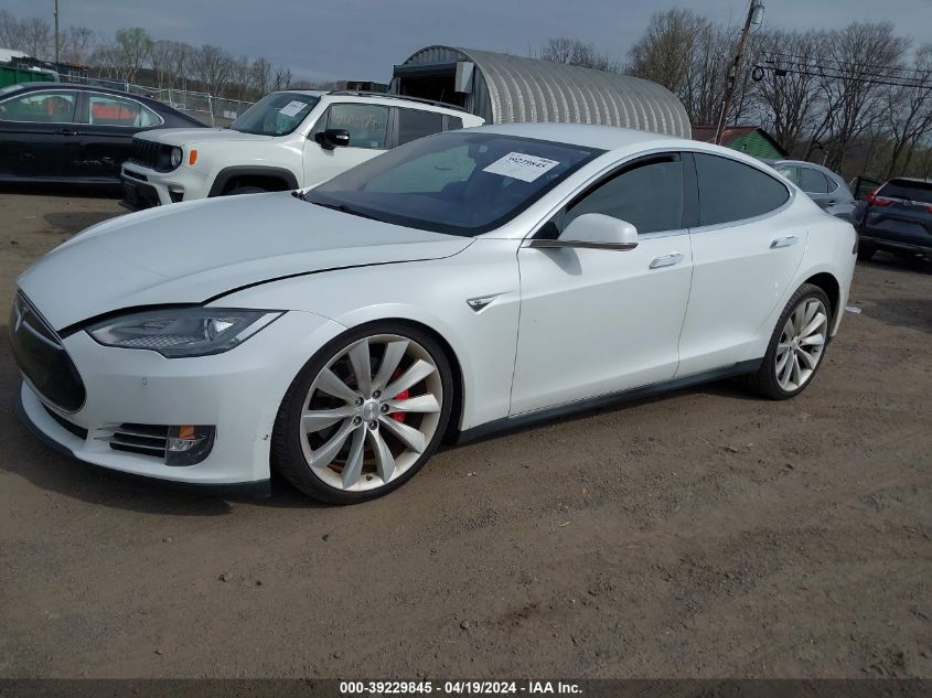 2014 Tesla Model S P85 VIN: 5YJSA1H15EFP56764 Lot: 39229845