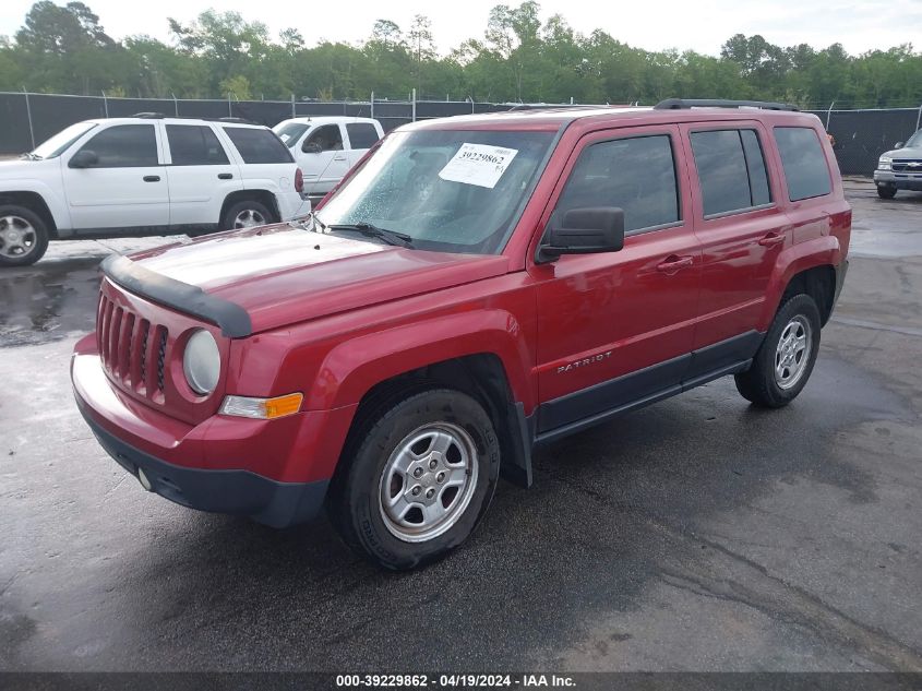 2014 Jeep Patriot Sport VIN: 1C4NJPBA6ED587211 Lot: 39251406