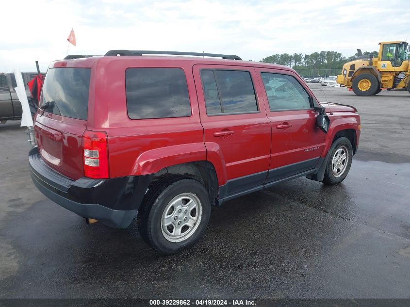 2014 Jeep Patriot Sport VIN: 1C4NJPBA6ED587211 Lot: 39251406