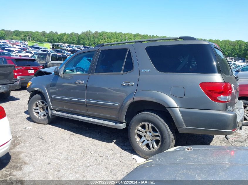 2007 Toyota Sequoia Sr5 V8 VIN: 5TDZT34A17S298021 Lot: 39229925