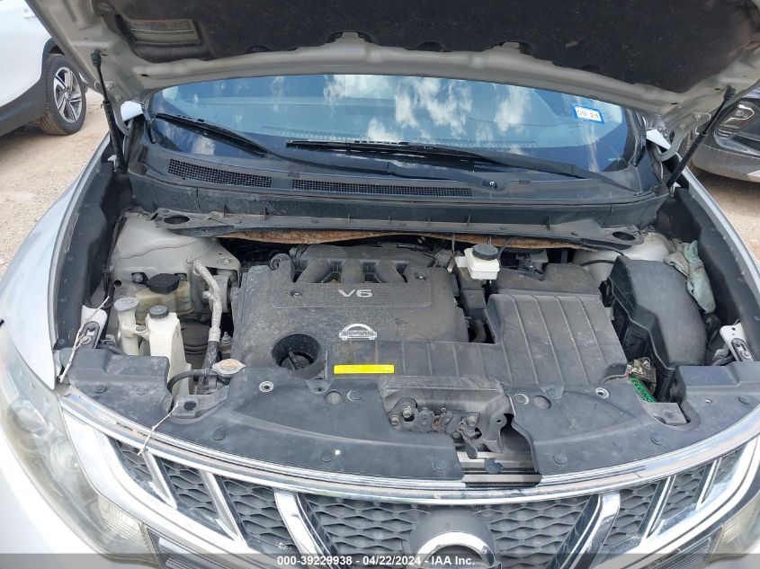 2011 Nissan Murano S VIN: JN8AZ1MW4BW179467 Lot: 39229938