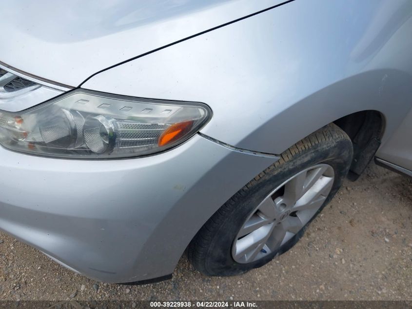 2011 Nissan Murano S VIN: JN8AZ1MW4BW179467 Lot: 39229938