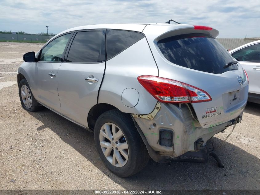 2011 Nissan Murano S VIN: JN8AZ1MW4BW179467 Lot: 39229938