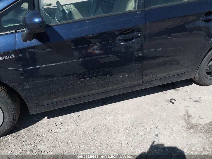 2013 Toyota Prius Three VIN: JTDKN3DU7D0349476 Lot: 39229968