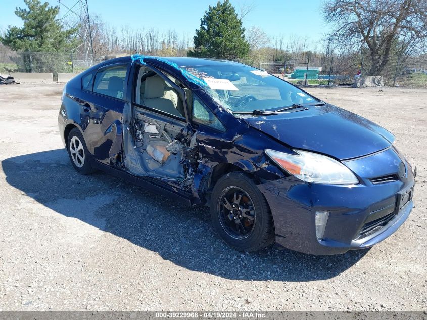 2013 Toyota Prius Three VIN: JTDKN3DU7D0349476 Lot: 39229968