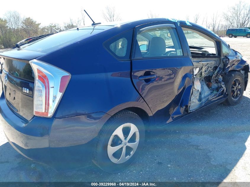 2013 Toyota Prius Three VIN: JTDKN3DU7D0349476 Lot: 39229968