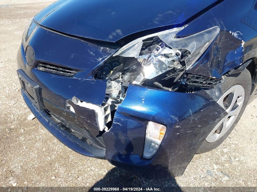 2013 Toyota Prius Three VIN: JTDKN3DU7D0349476 Lot: 39229968