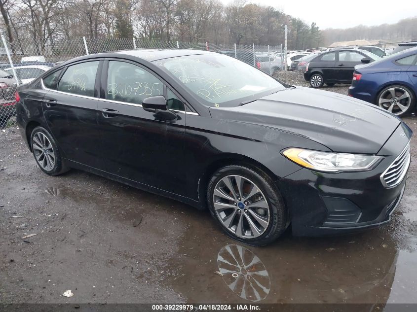 2020 Ford Fusion Se VIN: 3FA6P0T9XLR172739 Lot: 39229979