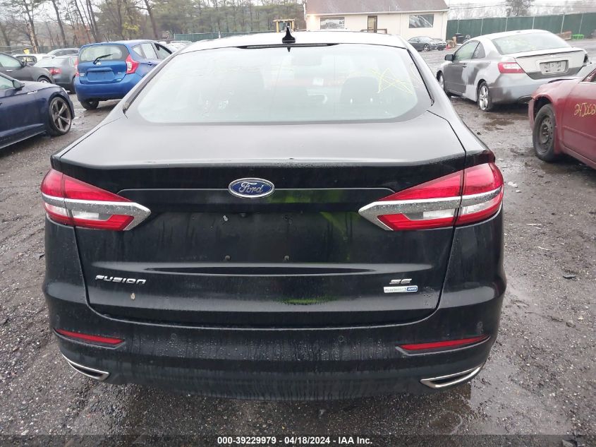 2020 Ford Fusion Se VIN: 3FA6P0T9XLR172739 Lot: 39229979