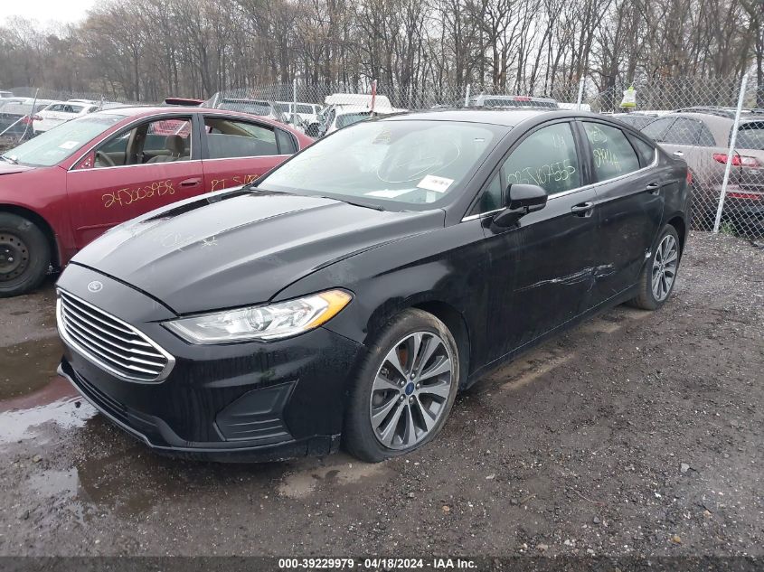 2020 Ford Fusion Se VIN: 3FA6P0T9XLR172739 Lot: 39229979