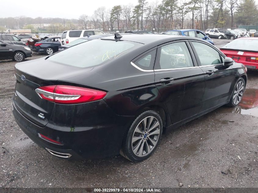 2020 Ford Fusion Se VIN: 3FA6P0T9XLR172739 Lot: 39229979