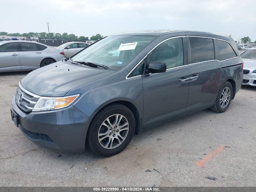 2013 Honda Odyssey Ex-L VIN: 5FNRL5H6XDB065725 Lot: 39229990