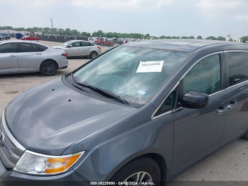 2013 Honda Odyssey Ex-L VIN: 5FNRL5H6XDB065725 Lot: 39229990