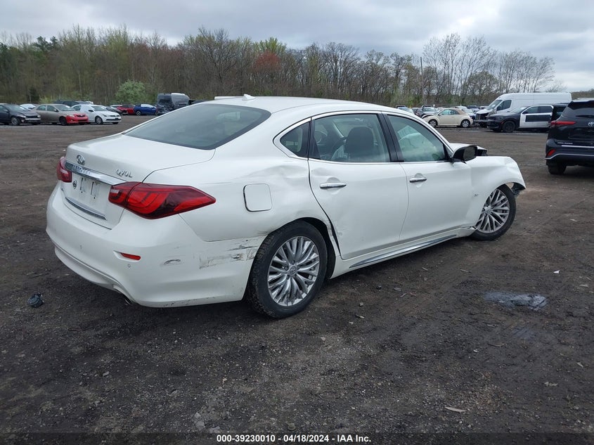 2018 Infiniti Q70L 3.7X Luxe VIN: JN1BY1PRXJM370302 Lot: 39230010