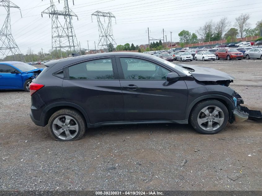 2016 Honda Hr-V Lx VIN: 3CZRU6H37GM710186 Lot: 39230031