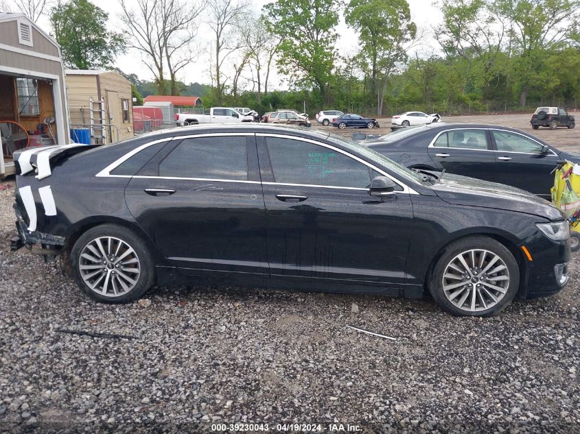 2018 Lincoln Mkz Hybrid Select VIN: 3LN6L5LU7JR621262 Lot: 39230043