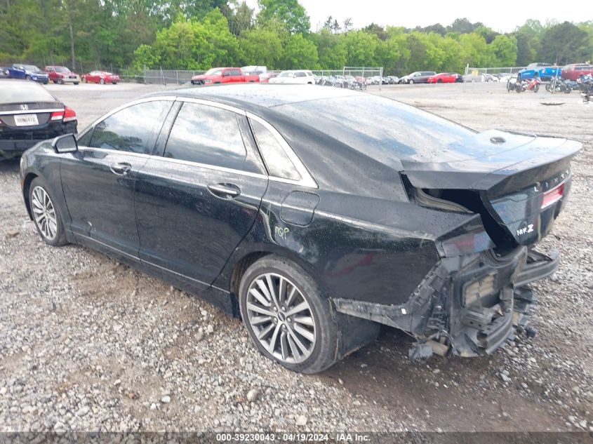 2018 Lincoln Mkz Hybrid Select VIN: 3LN6L5LU7JR621262 Lot: 39230043