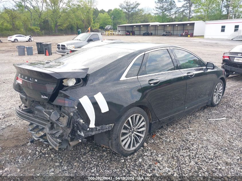 2018 Lincoln Mkz Hybrid Select VIN: 3LN6L5LU7JR621262 Lot: 39230043