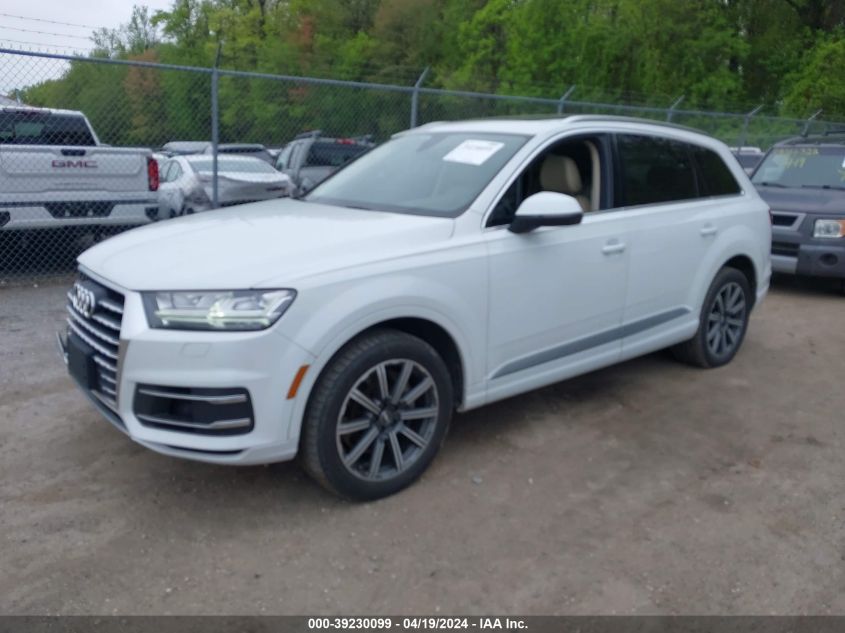 2017 Audi Q7 3.0T Premium VIN: WA1LAAF70HD029081 Lot: 39230099