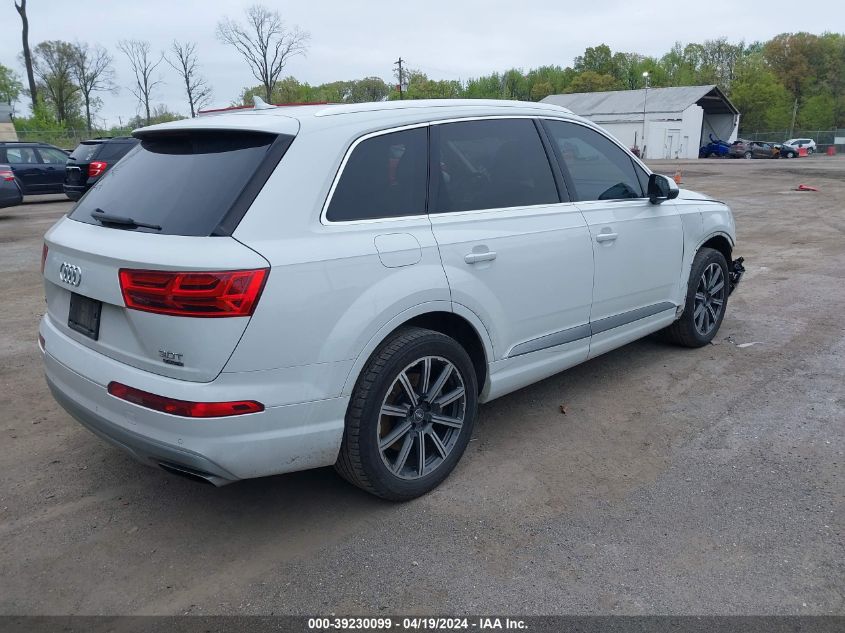 2017 Audi Q7 3.0T Premium VIN: WA1LAAF70HD029081 Lot: 39230099