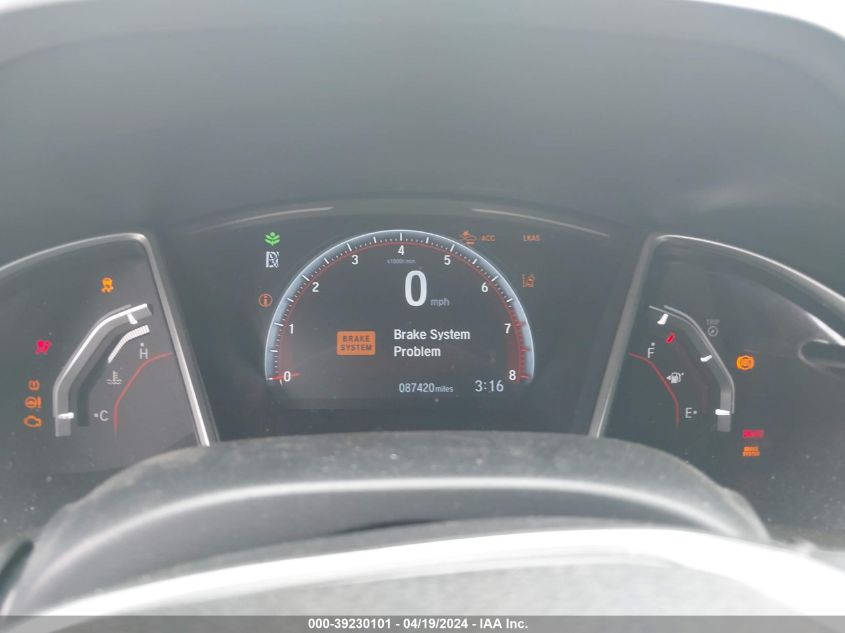 2019 Honda Civic Sport VIN: 2HGFC2F85KH550577 Lot: 39230101