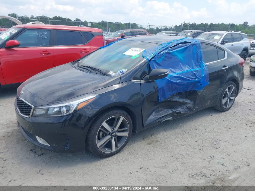 2017 Kia Forte Ex VIN: 3KPFL4A81HE114797 Lot: 39230134