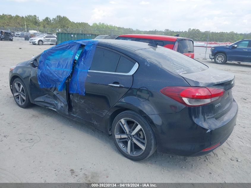 2017 Kia Forte Ex VIN: 3KPFL4A81HE114797 Lot: 39230134