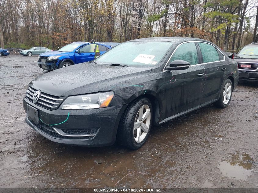 2012 Volkswagen Passat 2.5L Se VIN: 1VWBP7A35CC101556 Lot: 39230148
