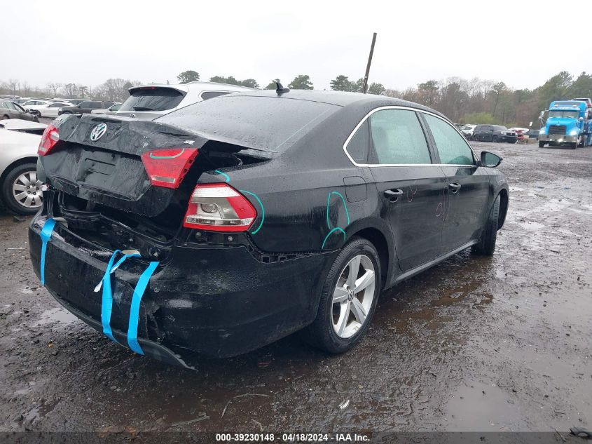 2012 Volkswagen Passat 2.5L Se VIN: 1VWBP7A35CC101556 Lot: 39230148