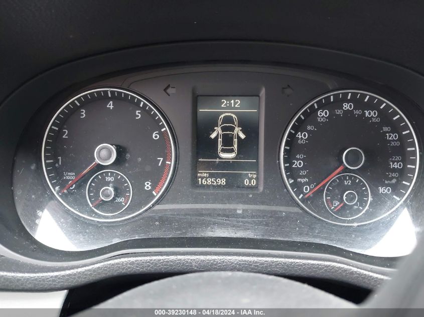 2012 Volkswagen Passat 2.5L Se VIN: 1VWBP7A35CC101556 Lot: 39230148