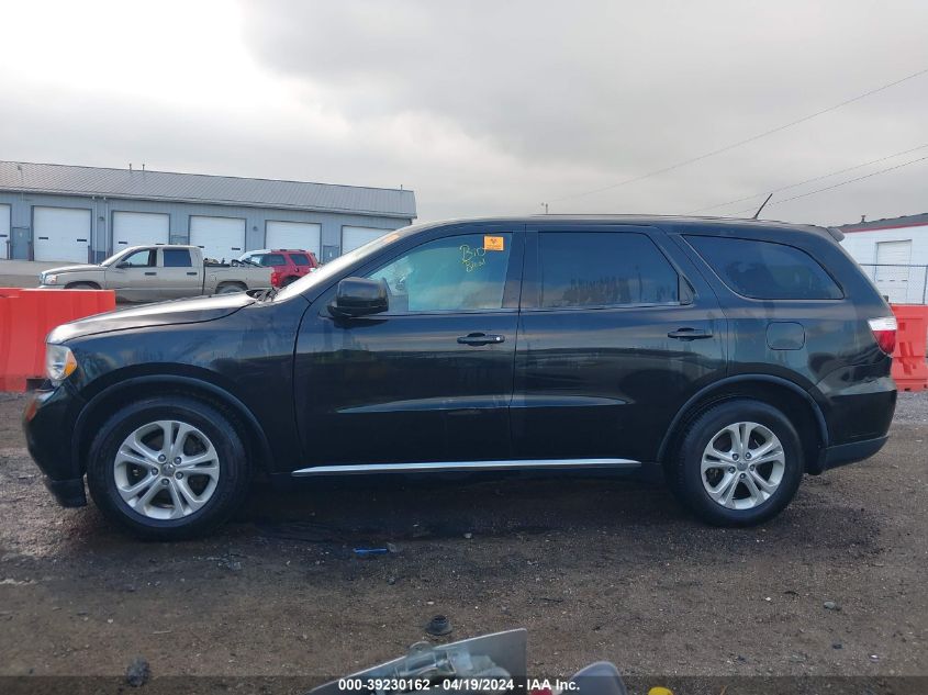 2013 Dodge Durango Sxt VIN: 1C4RDJAG3DC671664 Lot: 39230162