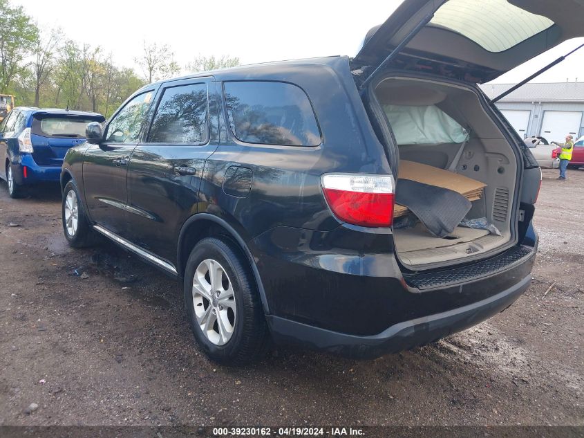 2013 Dodge Durango Sxt VIN: 1C4RDJAG3DC671664 Lot: 39230162