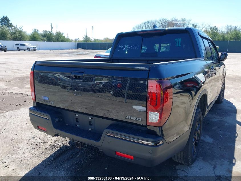 2017 Honda Ridgeline Black Edition VIN: 5FPYK3F84HB005184 Lot: 39230163