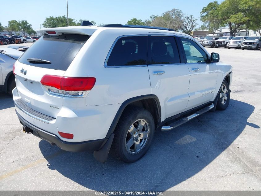 2014 Jeep Grand Cherokee Limited VIN: 1C4RJFBGXEC308414 Lot: 39230215