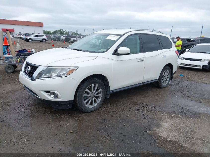 2015 Nissan Pathfinder Sv VIN: 5N1AR2MM5FC700070 Lot: 39230235