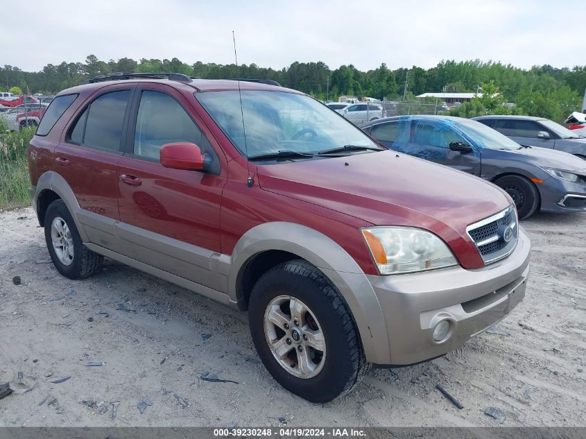 2005 Kia Sorento Ex/Lx VIN: KNDJC733X55433104 Lot: 48086994