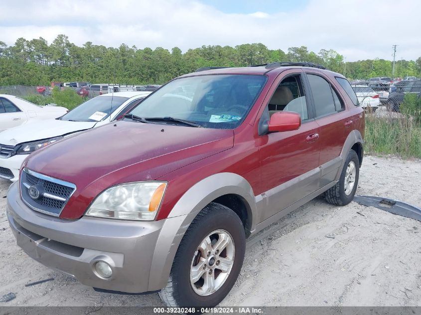 2005 Kia Sorento Ex/Lx VIN: KNDJC733X55433104 Lot: 48086994