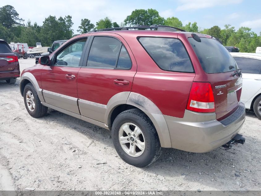 2005 Kia Sorento Ex/Lx VIN: KNDJC733X55433104 Lot: 48086994