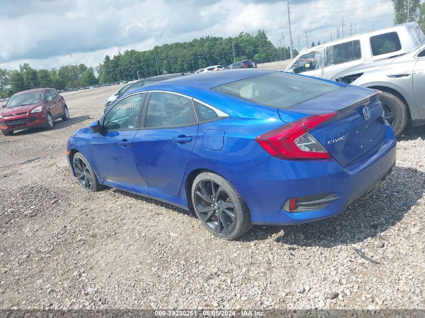 2020 Honda Civic Sport VIN: 19XFC2F84LE030298 Lot: 39230261