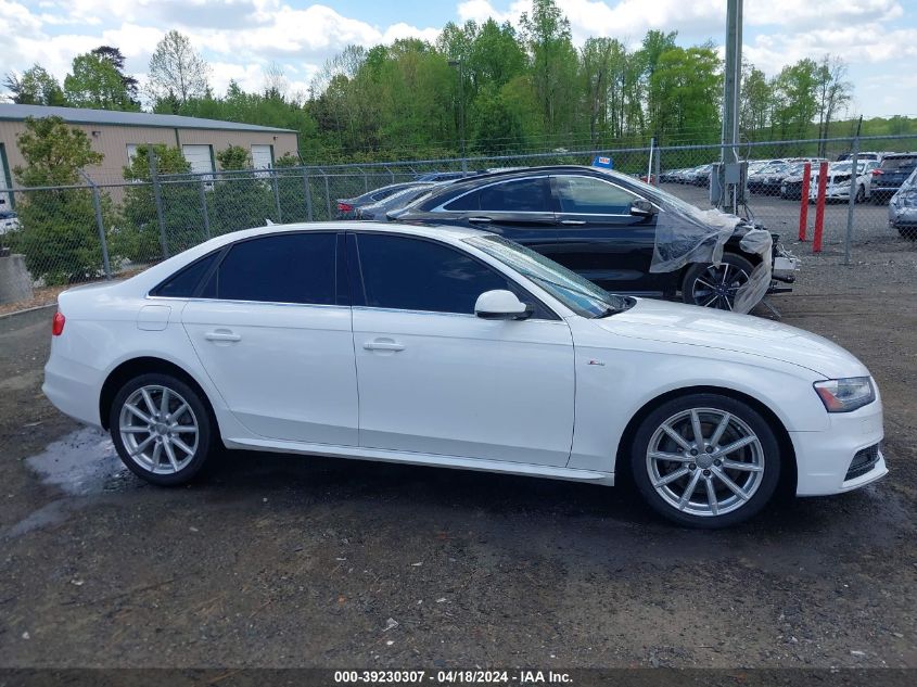 2014 Audi A4 2.0T Premium VIN: WAUHFAFLXEN030641 Lot: 49504704