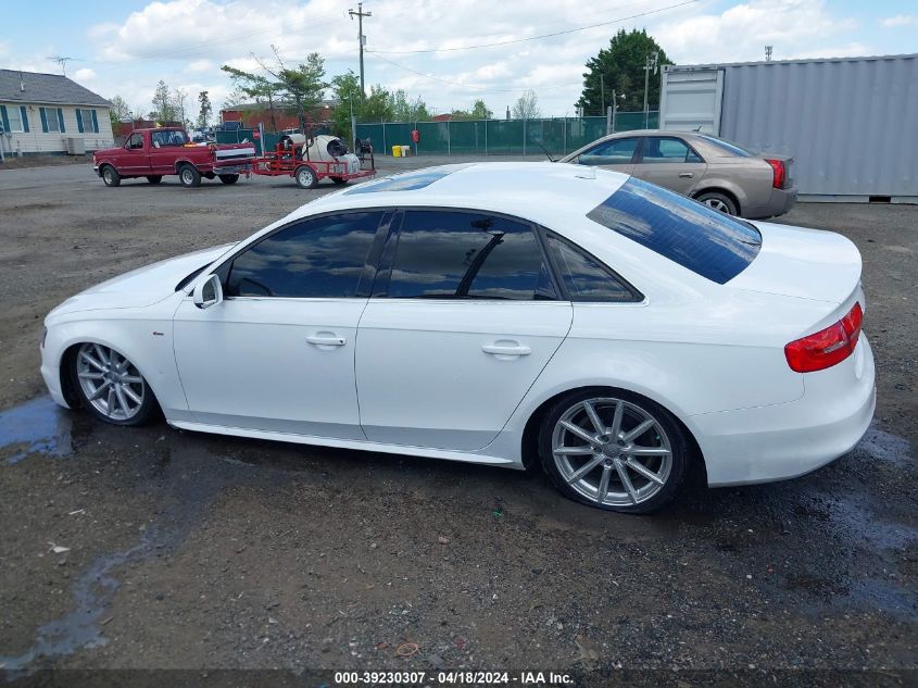 2014 Audi A4 2.0T Premium VIN: WAUHFAFLXEN030641 Lot: 49504704