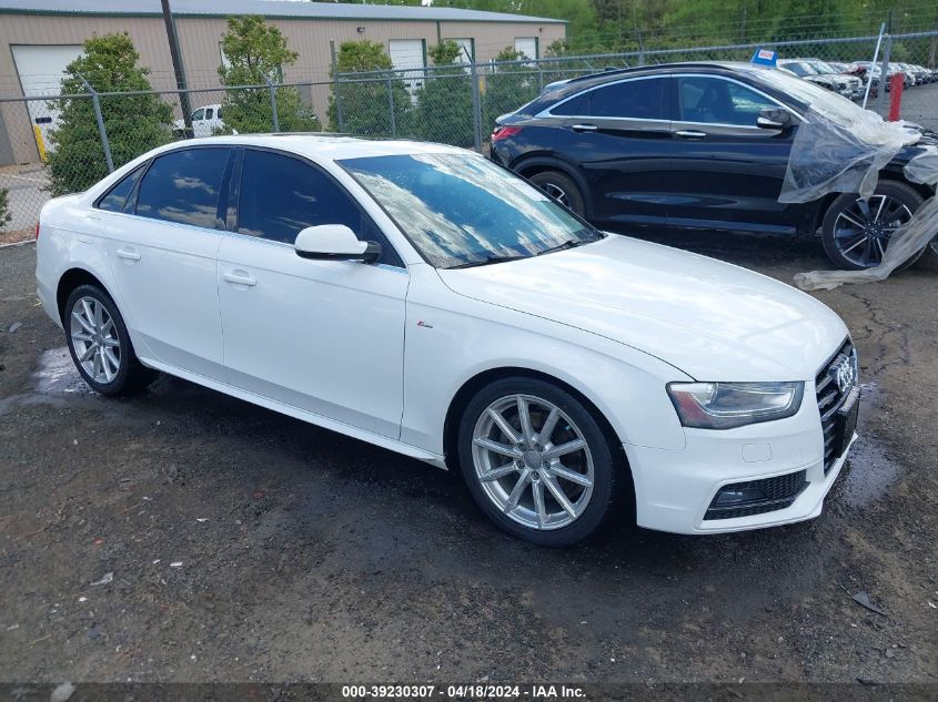 2014 Audi A4 2.0T Premium VIN: WAUHFAFLXEN030641 Lot: 49504704