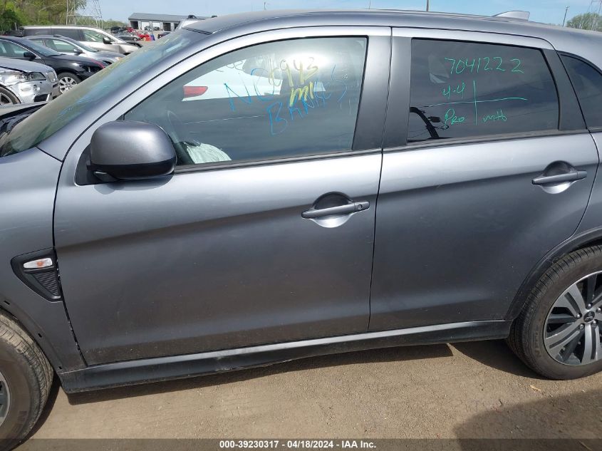 2024 Mitsubishi Outlander Sport 2.0 Es Awc VIN: JA4ARUAU8RU000203 Lot: 39230317