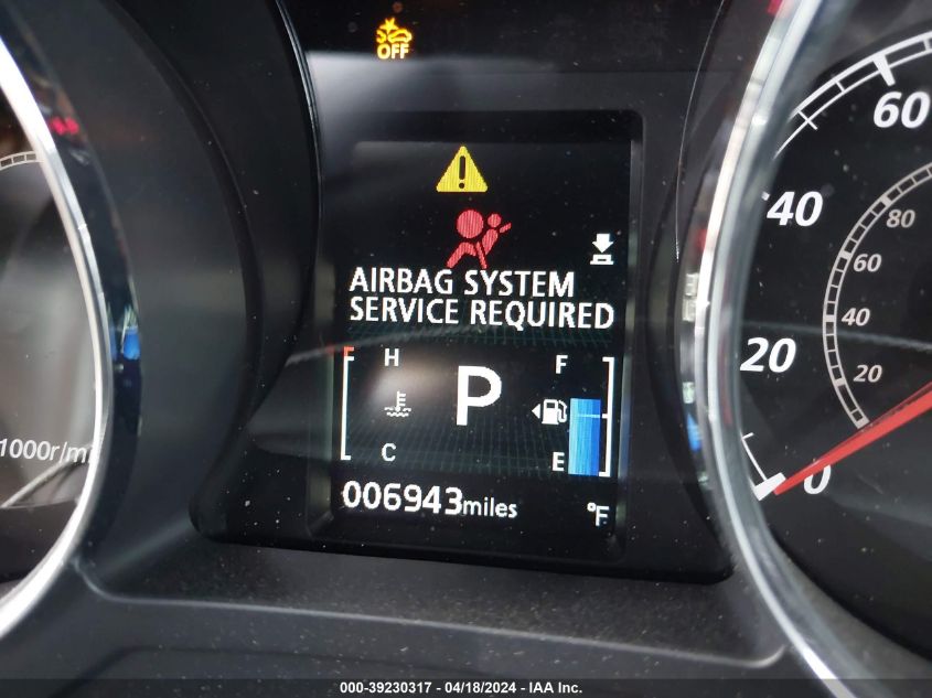 2024 Mitsubishi Outlander Sport 2.0 Es Awc VIN: JA4ARUAU8RU000203 Lot: 39230317