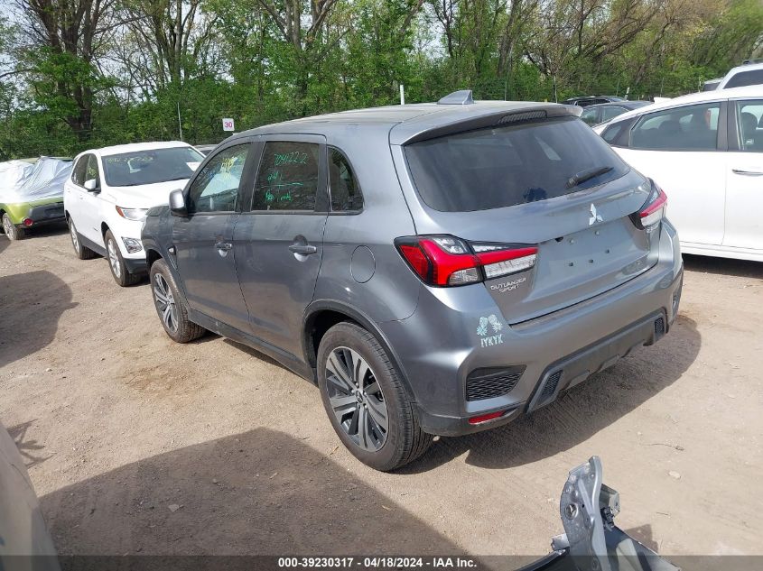2024 Mitsubishi Outlander Sport 2.0 Es Awc VIN: JA4ARUAU8RU000203 Lot: 39230317